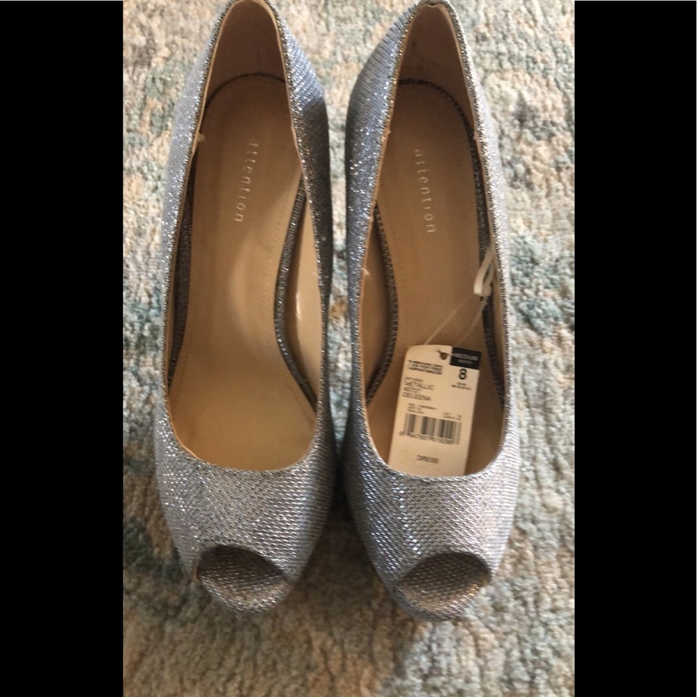Silver heels